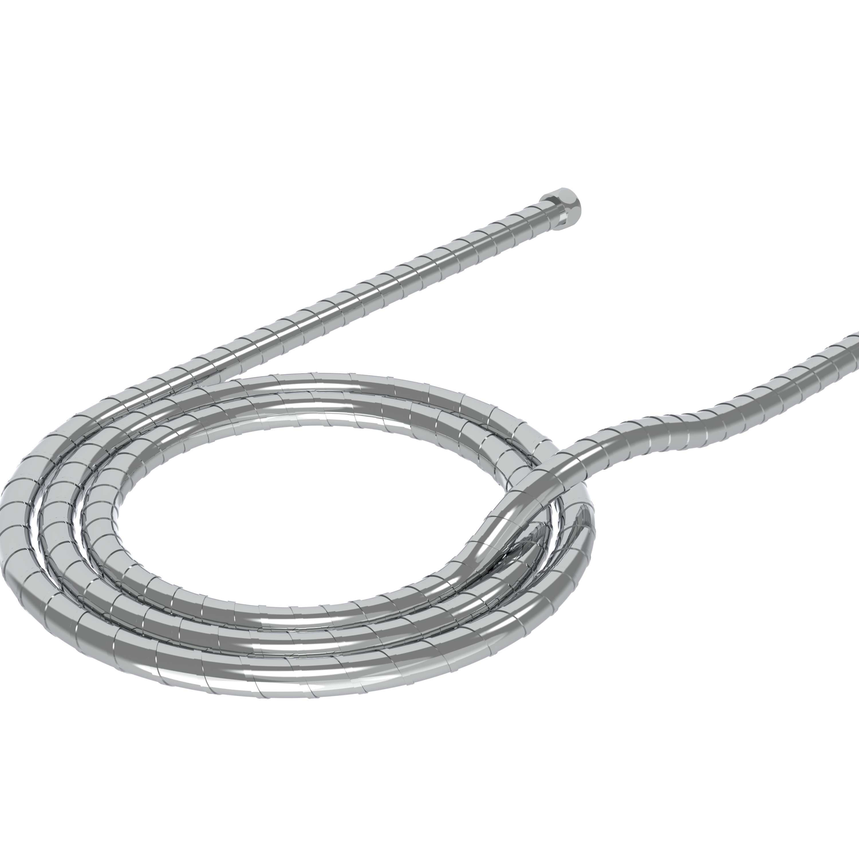 1.8m stainless steel shower hose for bathroom fittings and fixtures in London, ideal for bathroom renovation and showroom use.