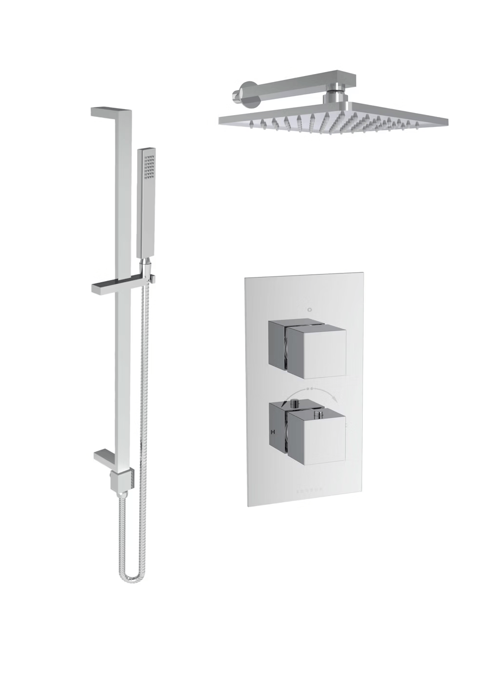 TOOGA 2 way shower kit - Chrome