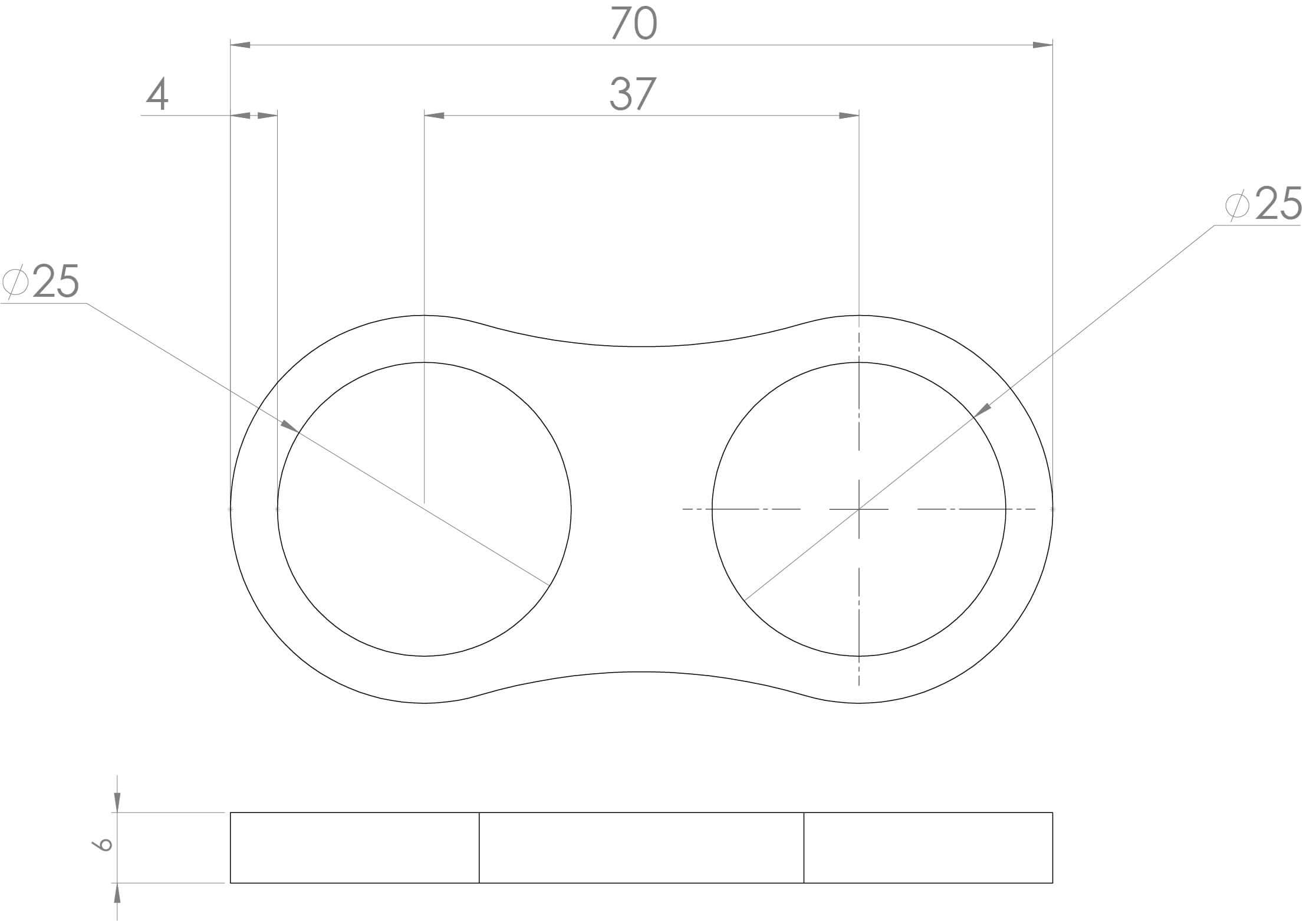 Technical drawing of a hose retaining ring for bathroom fittings and fixtures, ideal for bathroom renovation in London.